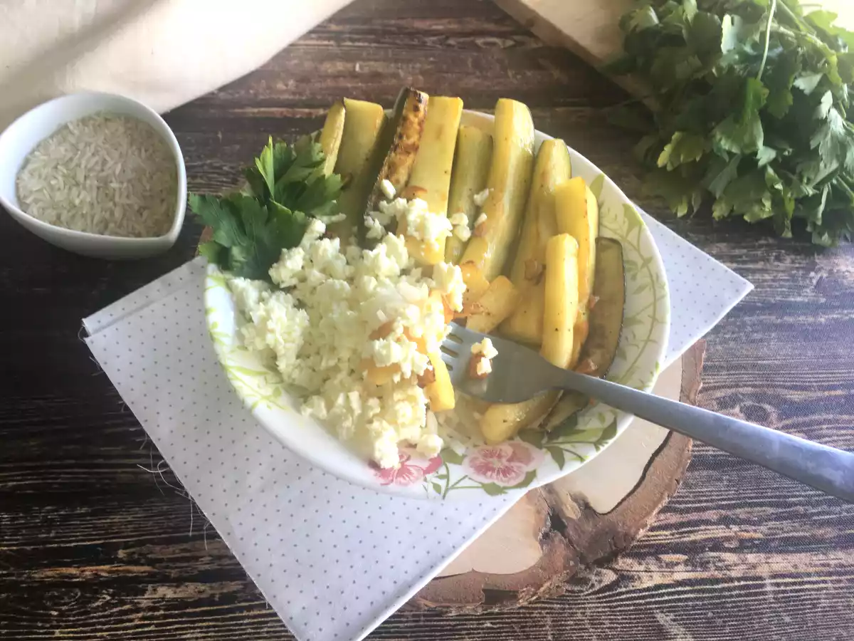 Courgetter med citron og fetaost - foto 3
