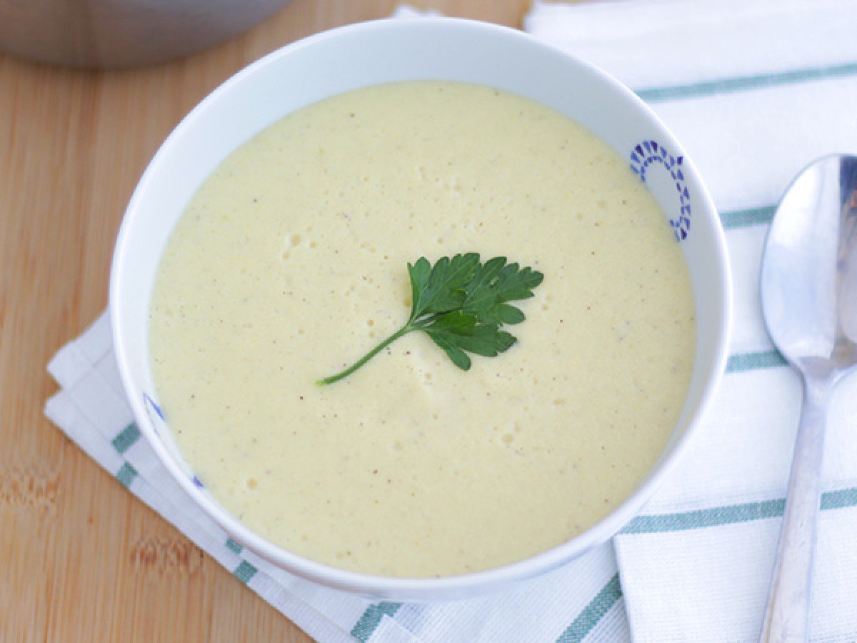 Courgettsuppe med fløde - foto 2