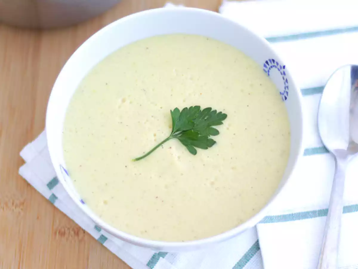 Courgettsuppe med fløde - foto 2
