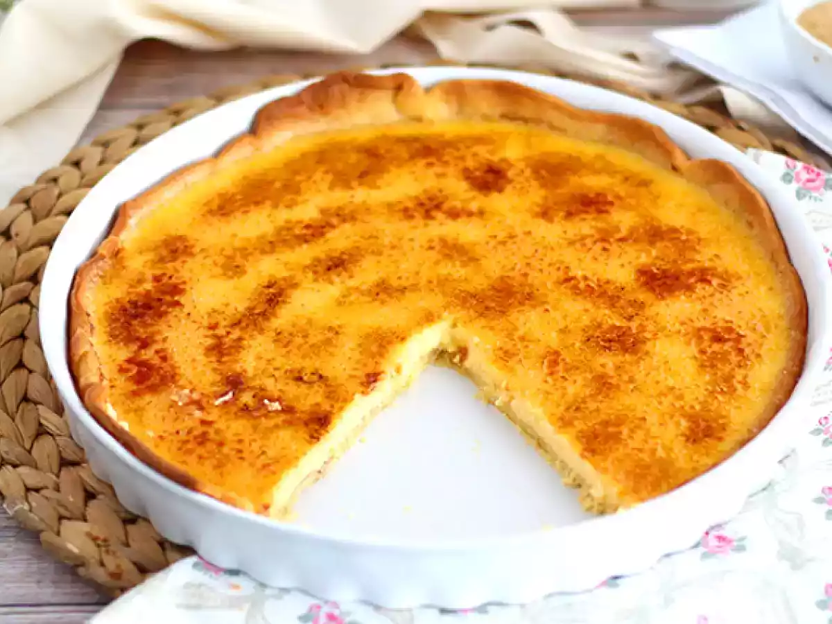 Crème brûlée-tærte, en raffineret dessert trin for trin - foto 2