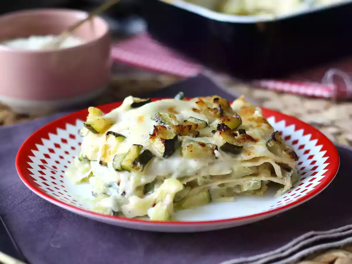 Cremet courgette-lasagne: den bedste vegetariske opskrift at prøve!