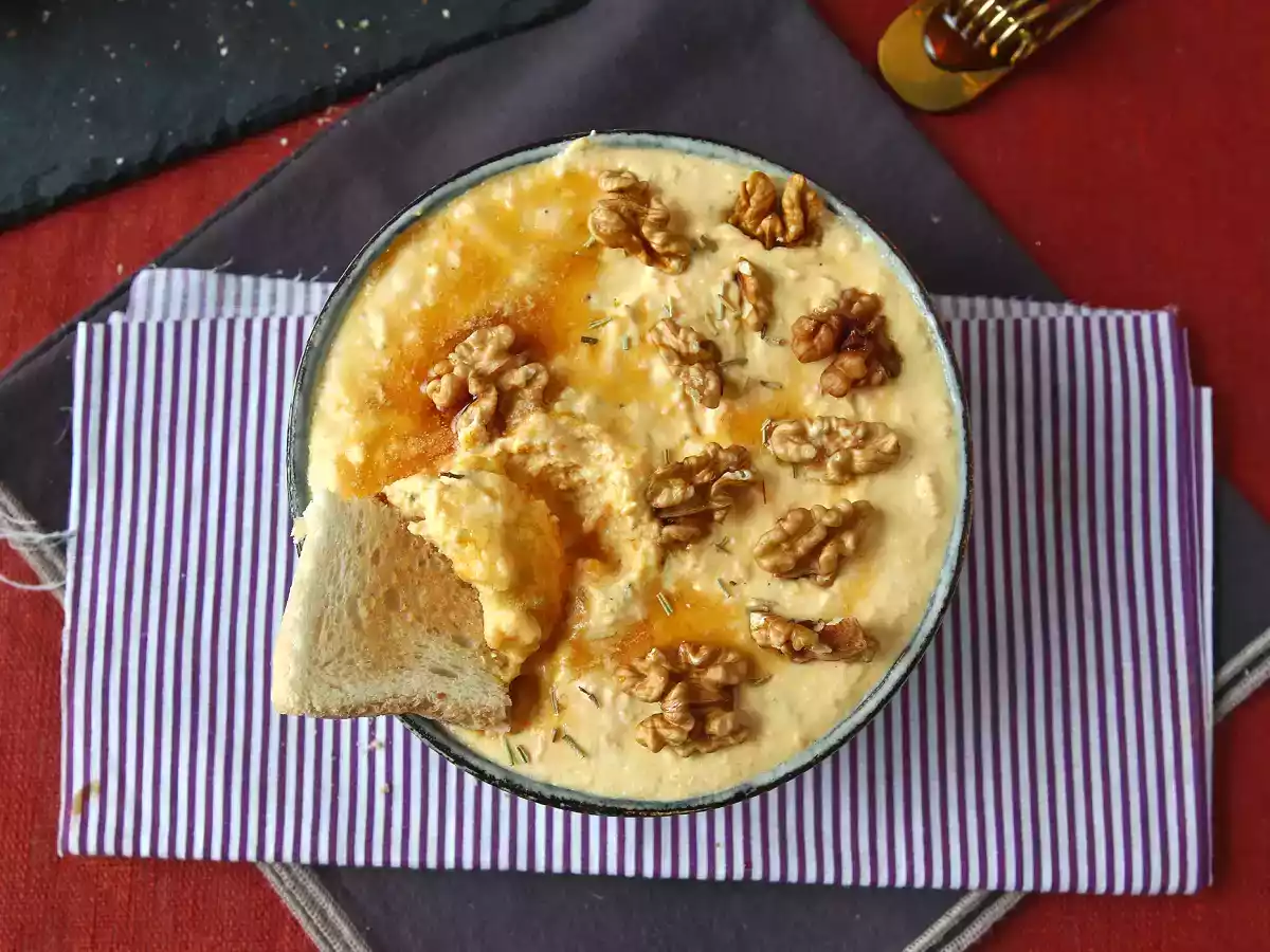 Cremet græskar- og feta-paté med et strejf af honning - foto 4