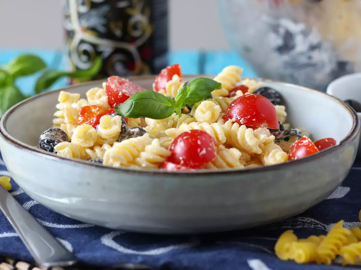 Cremet pastasalat, klar på mindre end 10 minutter! - foto 3