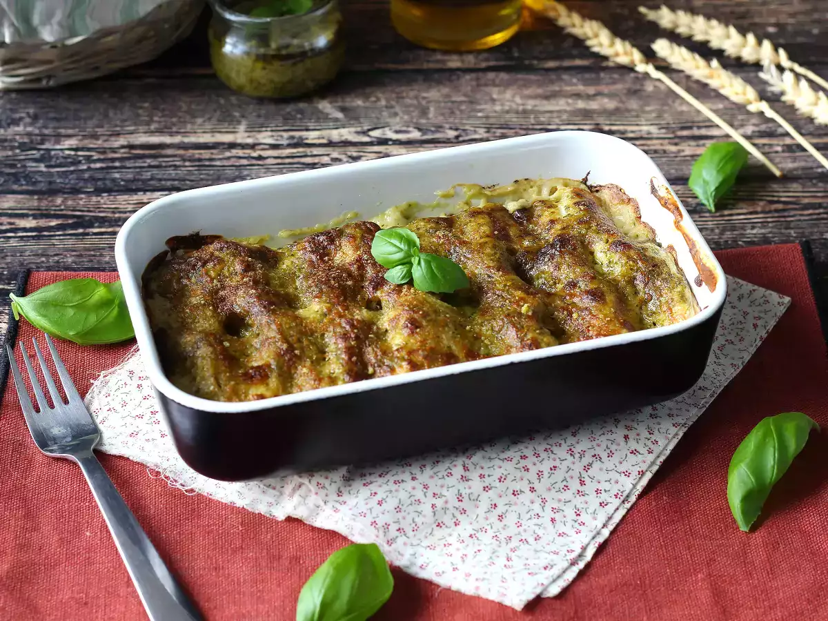 Cremet pestocannelloni i gratin: den nemme og velsmagende opskrift - foto 2