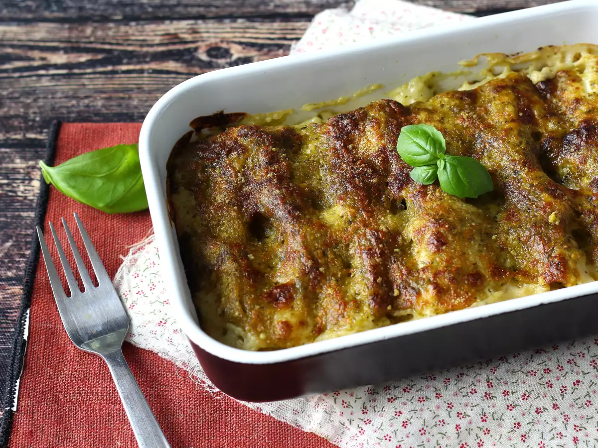 Cremet pestocannelloni i gratin: den nemme og velsmagende opskrift - foto 3