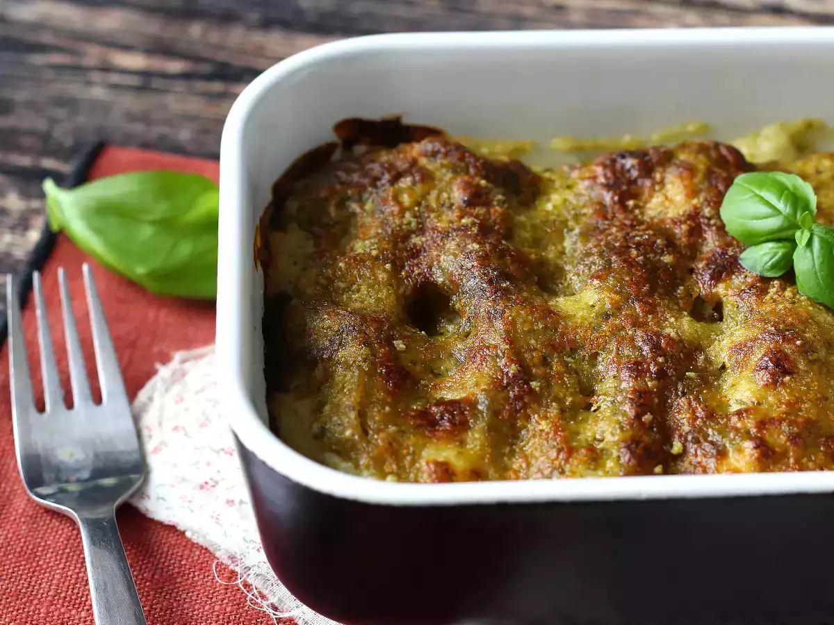 Cremet pestocannelloni i gratin: den nemme og velsmagende opskrift - foto 4