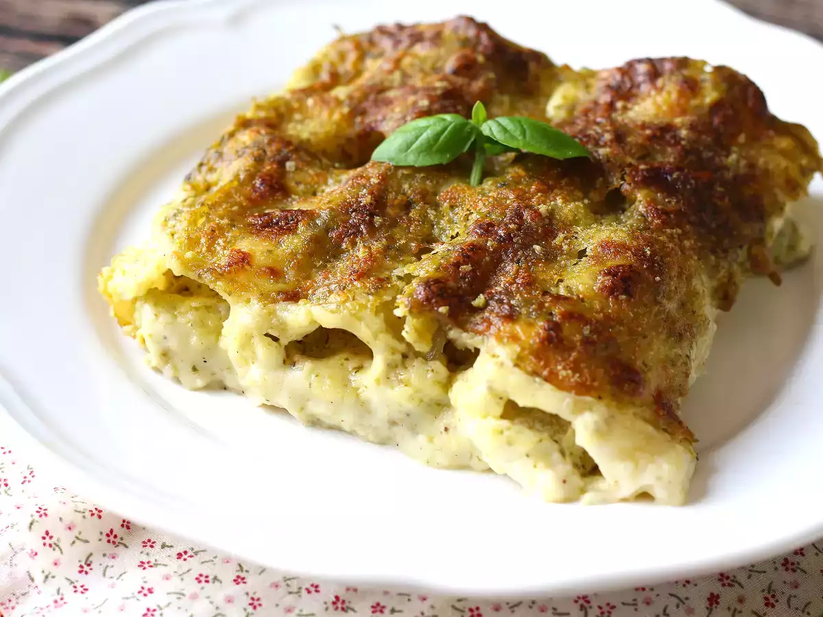 Cremet pestocannelloni i gratin: den nemme og velsmagende opskrift - foto 6