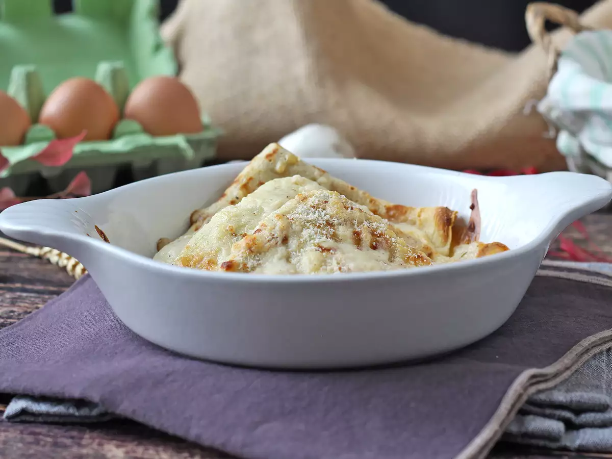 Crespelle med ricotta og svampe – cremede, vegetariske madpandekager til enhver lejlighed - foto 2