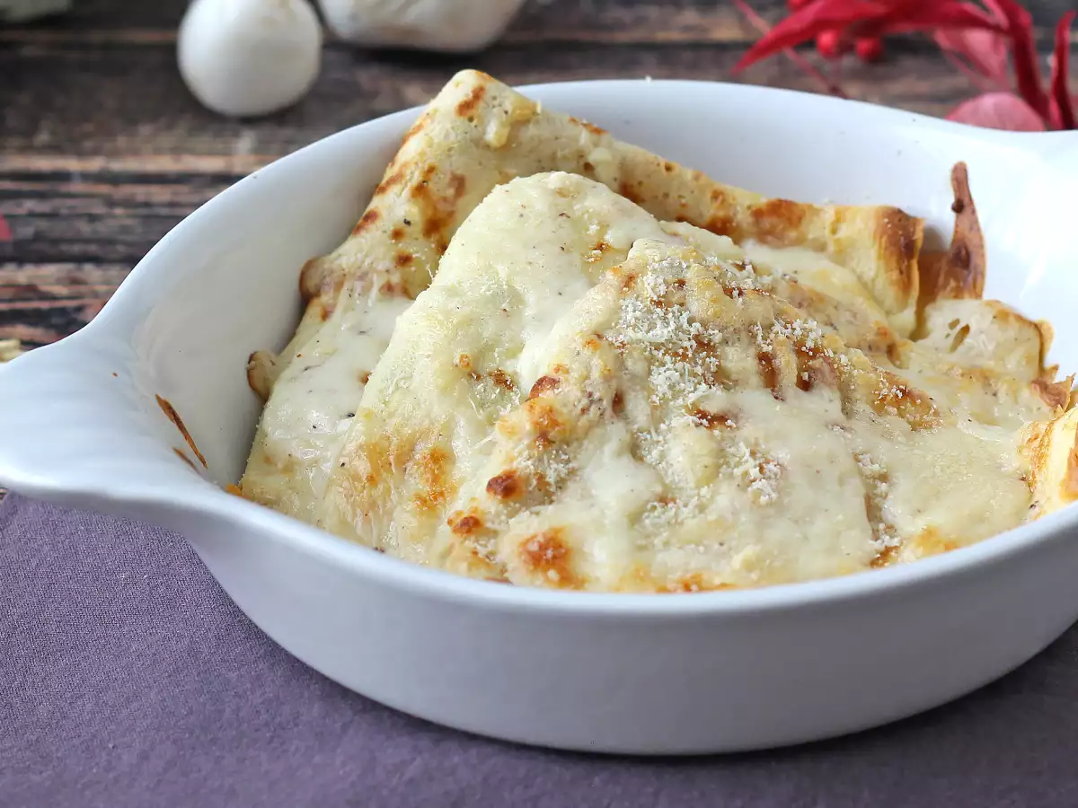Crespelle ricotta og svampe: den perfekte cremede vegetariske opskrift til enhver lejlighed - foto 3