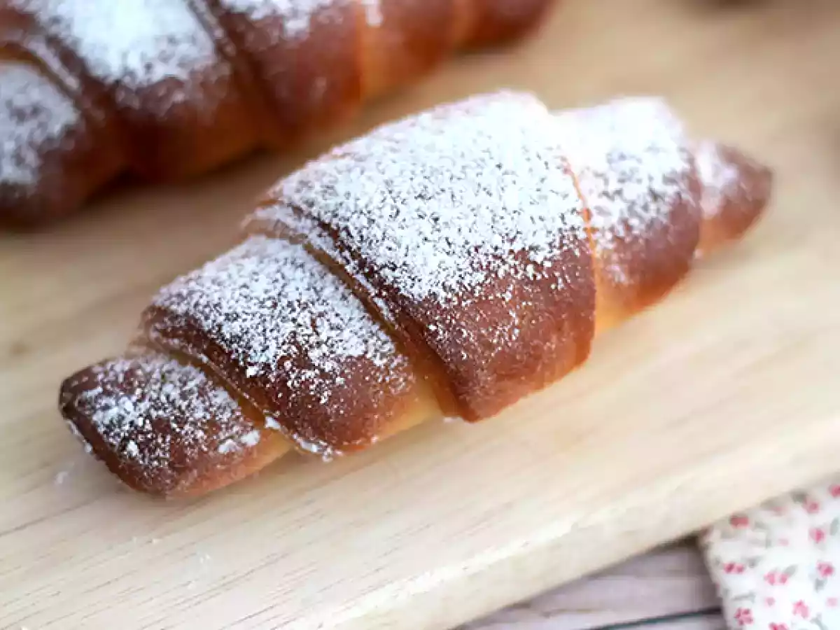 Croissanter med kondenseret mælk - foto 2