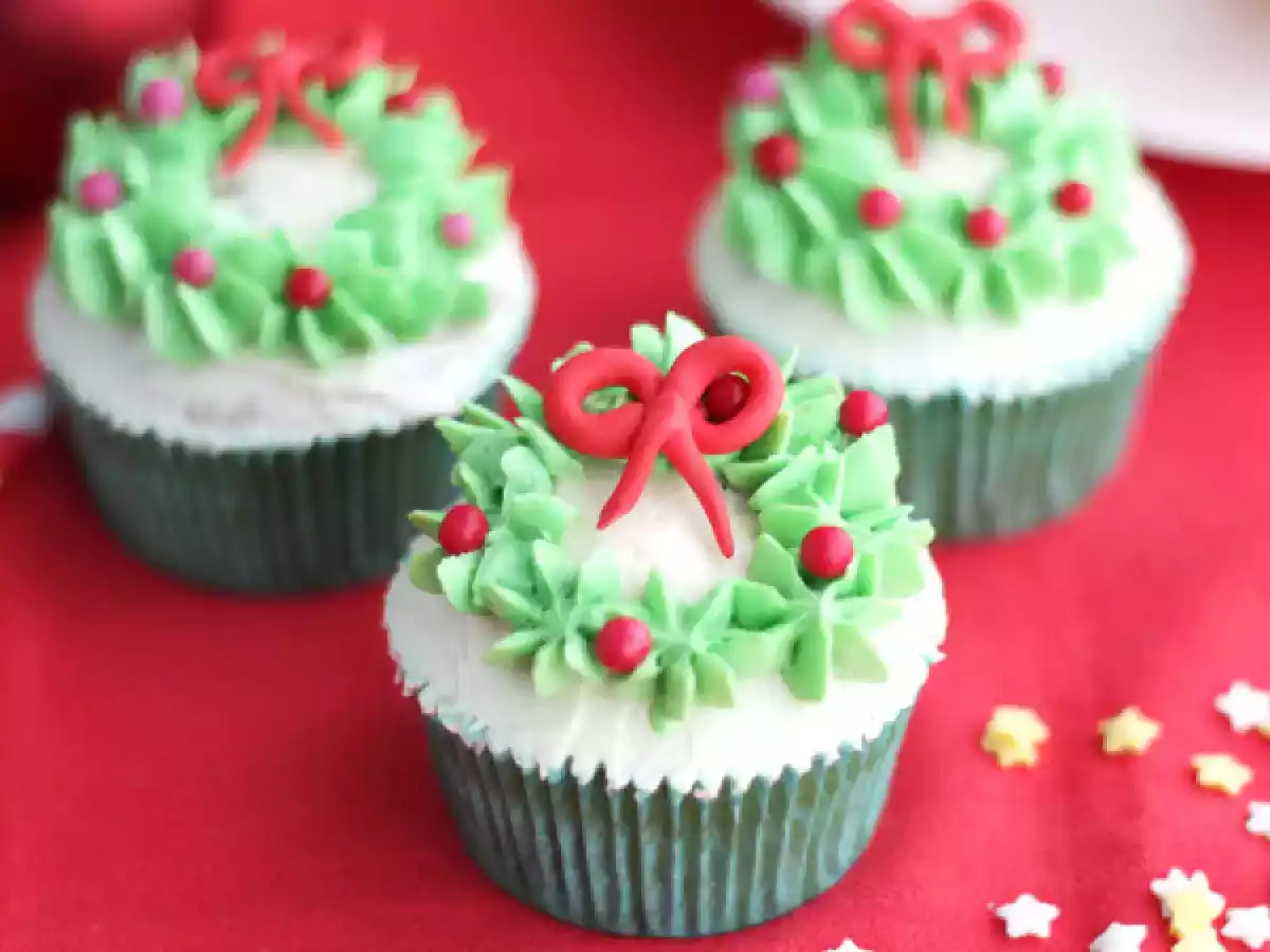 Cupcakes pyntet til jul - foto 3