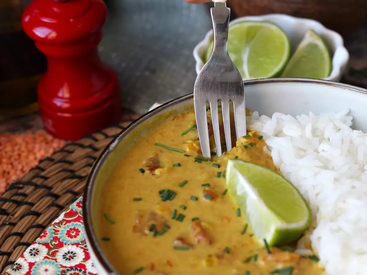 Curry med røde linser og kokosmælk: en nem og cremet opskrift - foto 4