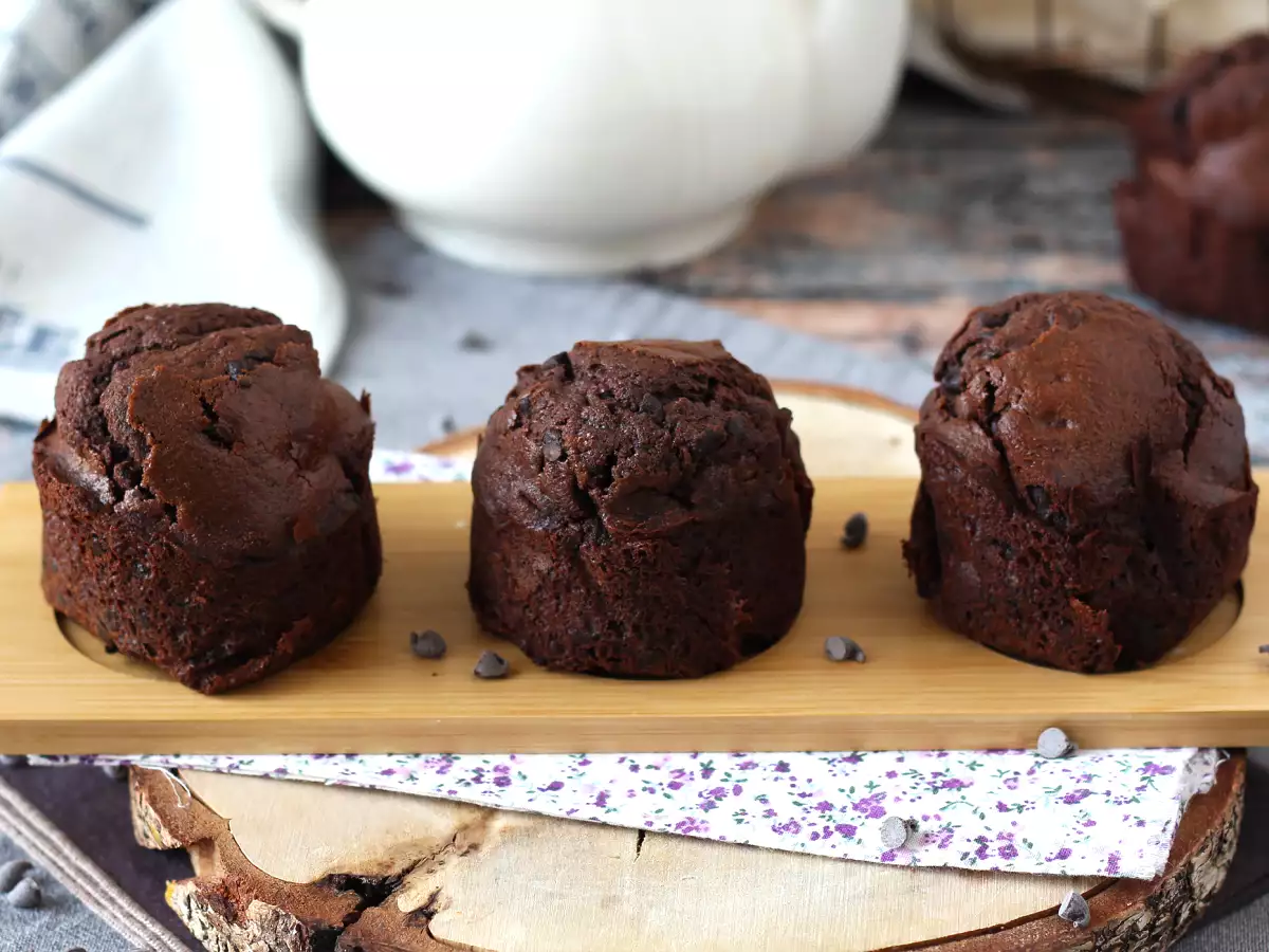 De bedste chokolademuffins: kæmpestore og ekstra svampede