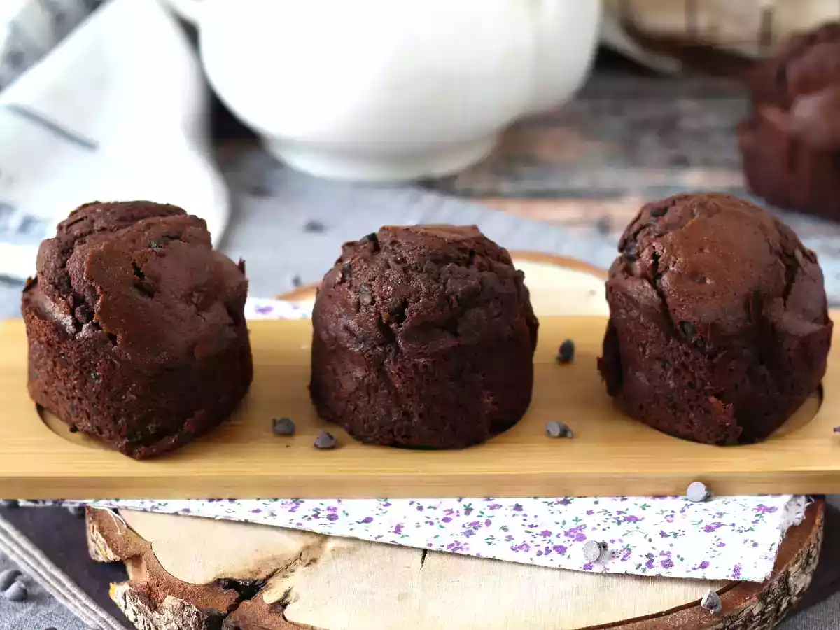 De bedste chokolademuffins: store og saftige