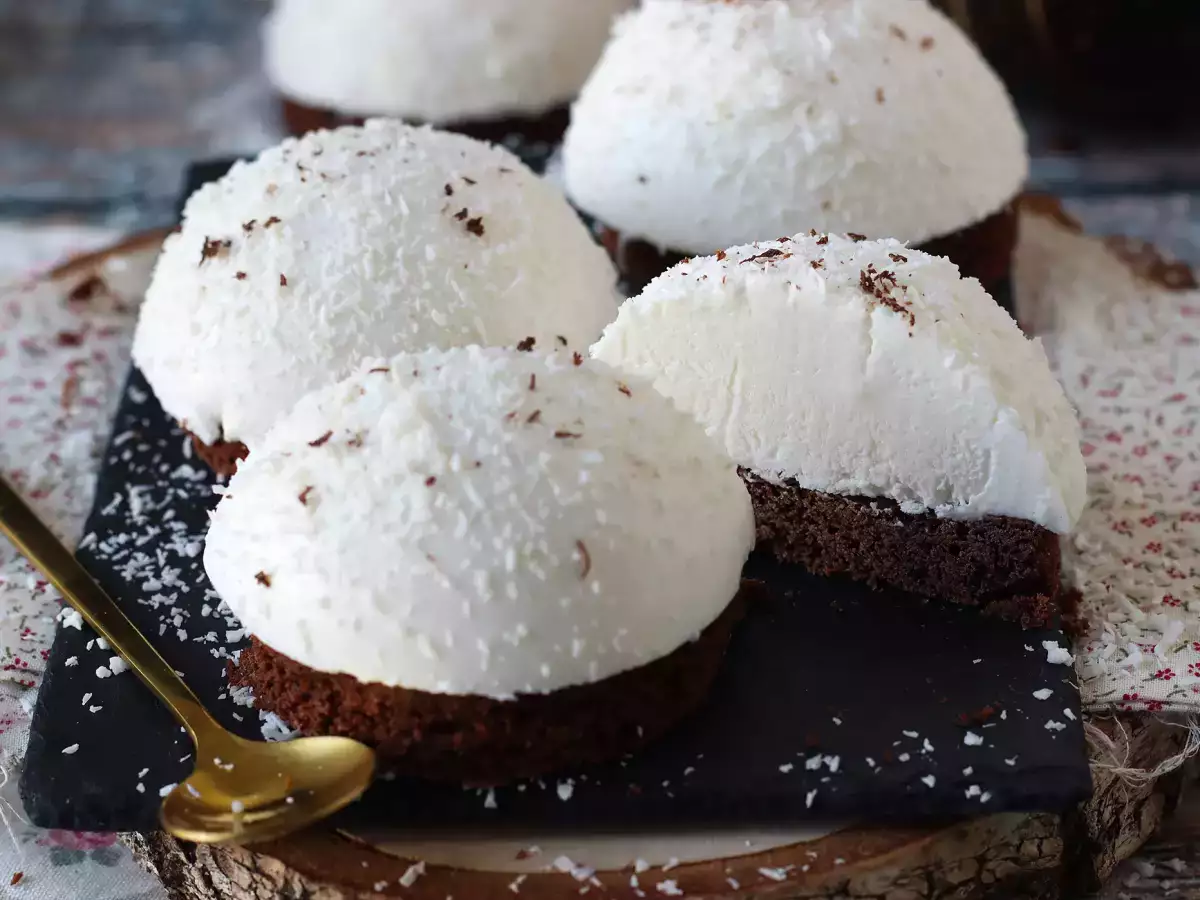 Dessert med chokolade og kokos – blød og sprød! - foto 4