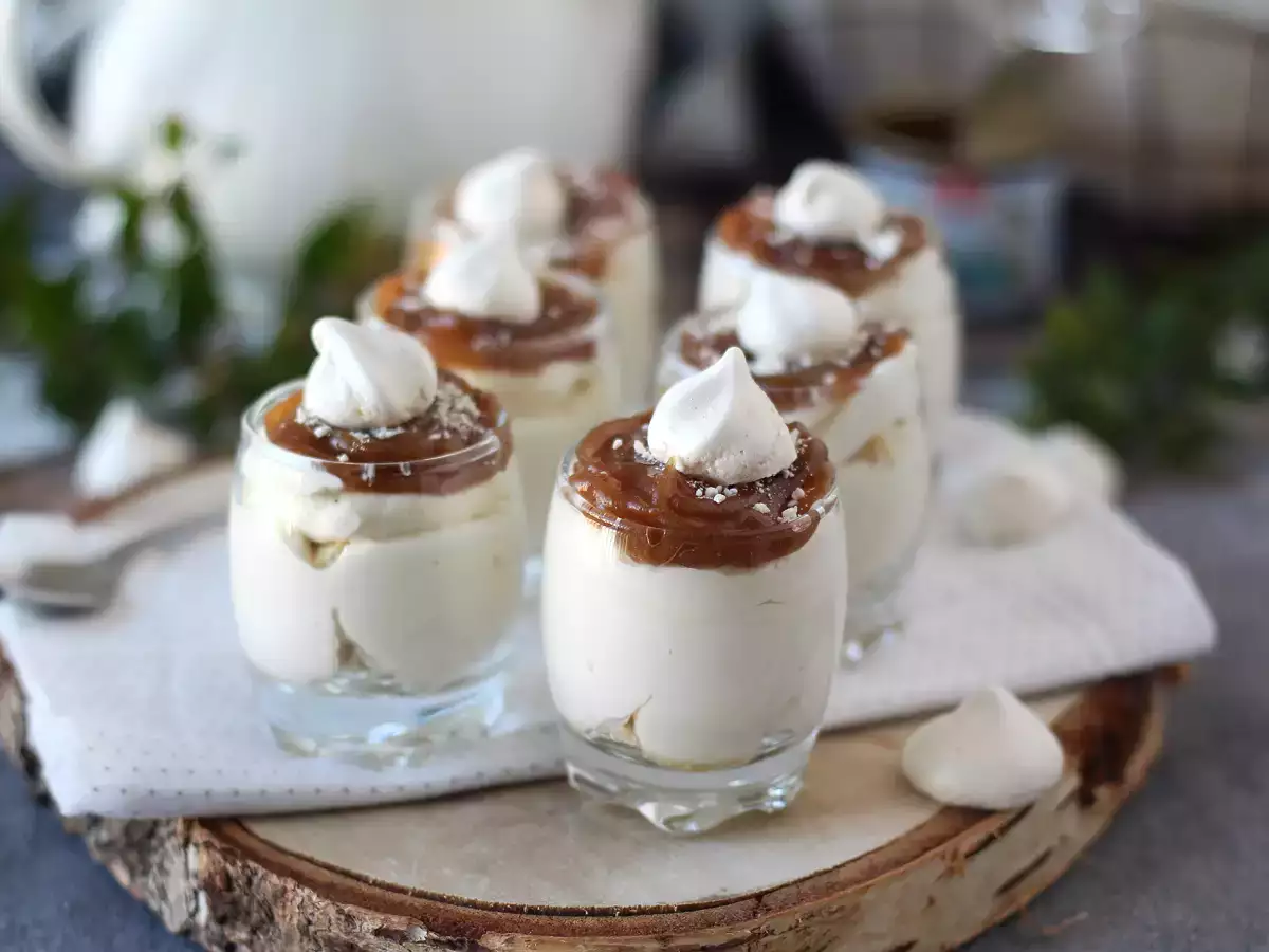 Dessertglas i Mont Blanc-stil med kastanjecreme - foto 2
