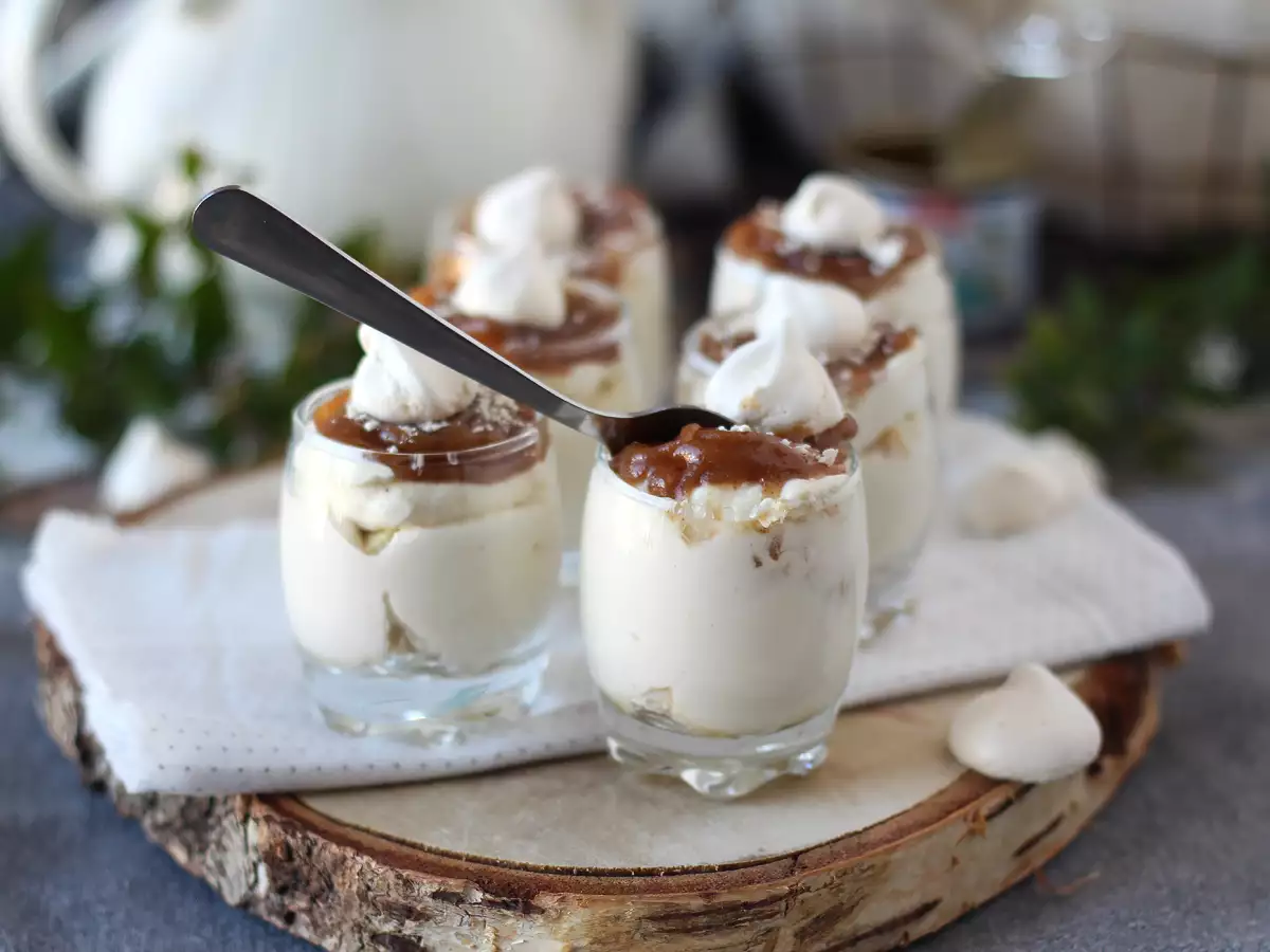 Dessertglas i Mont Blanc-stil med kastanjecreme - foto 4