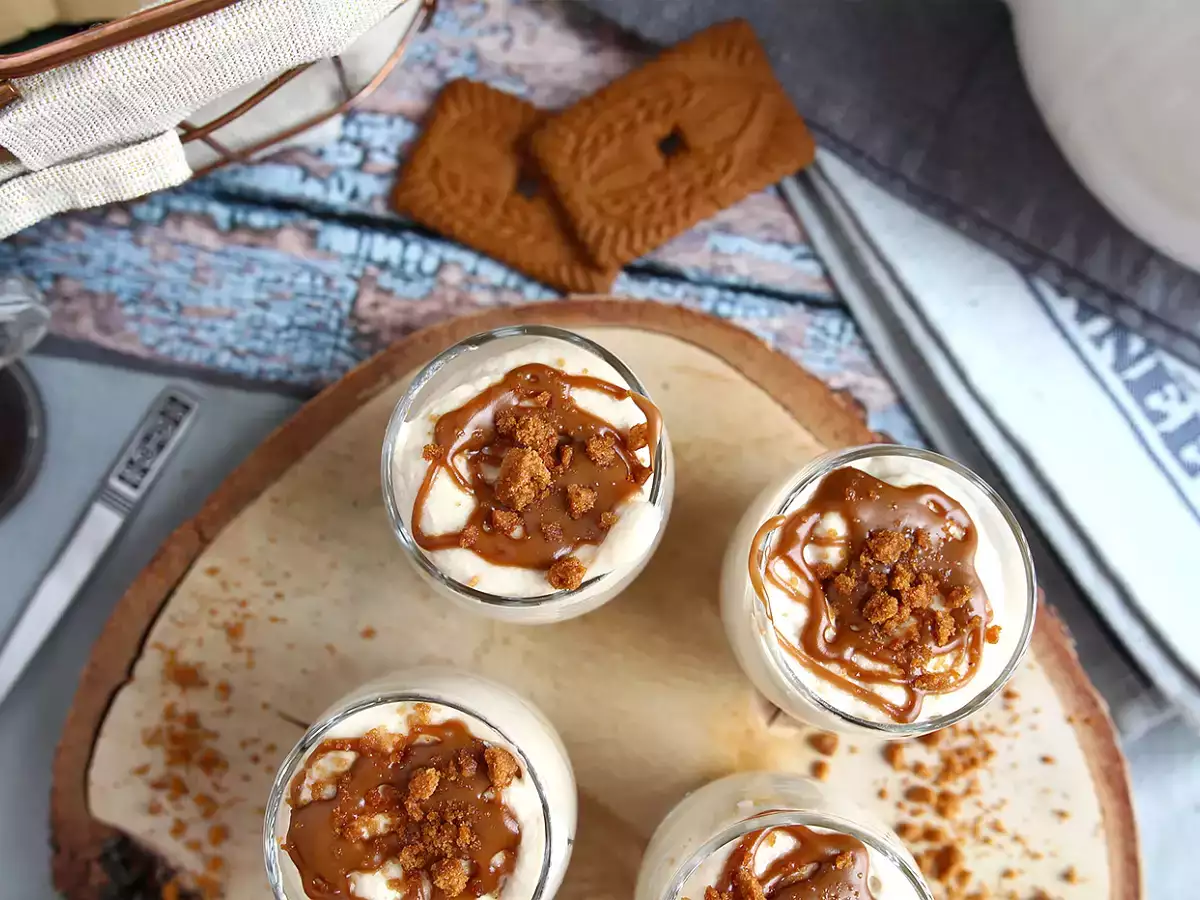 Dessertglas med speculoosmousse - foto 4