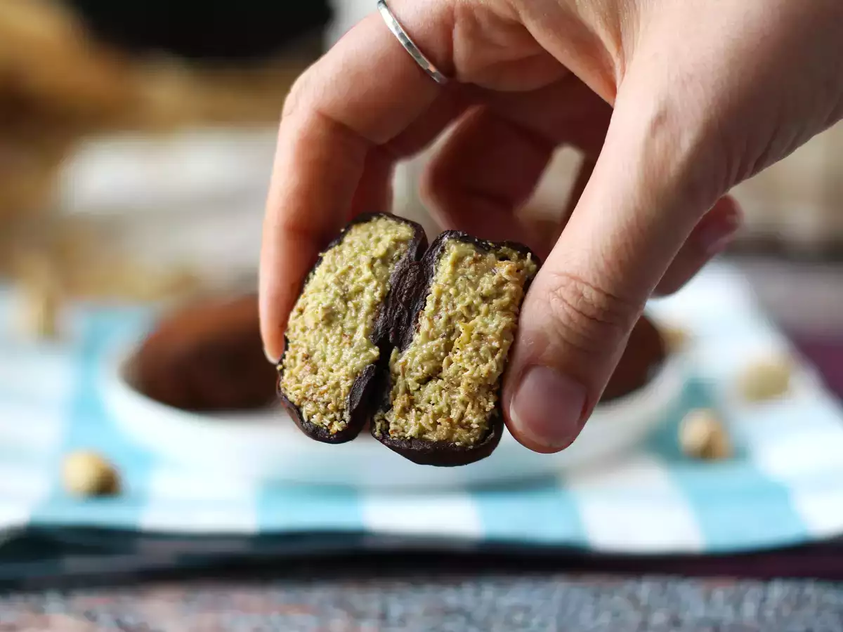 Dubai chewy cookies, den virale opskrift på mochis med pistacie og kadaif-fyld - foto 6