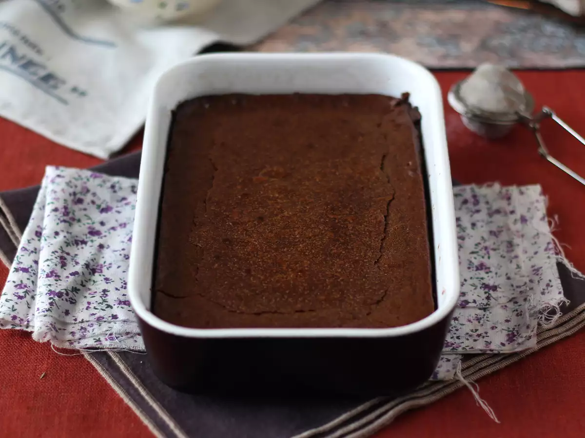 Ekstra blød chokolade- og kastanjecremekage med kun 4 ingredienser - foto 2