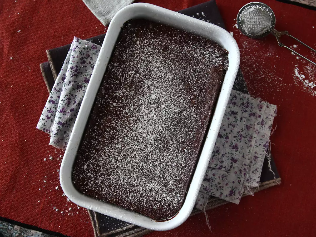 Ekstra blød chokolade- og kastanjecremekage med kun 4 ingredienser - foto 4