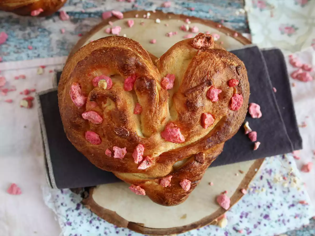 Ekstra bløde hjerteboller til Valentinsdag - foto 3