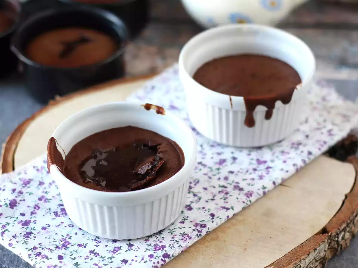 Ekstra flydende Air Fryer-chokoladefondanter! - foto 2