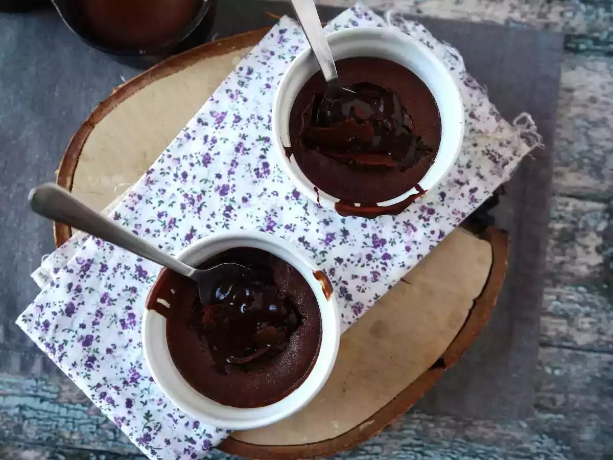 Ekstra flydende Air Fryer-chokoladefondanter! - foto 3