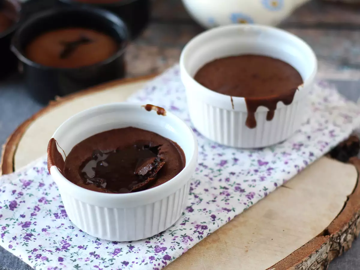 Ekstra flydende chokoladefondanter i airfryer! - foto 2