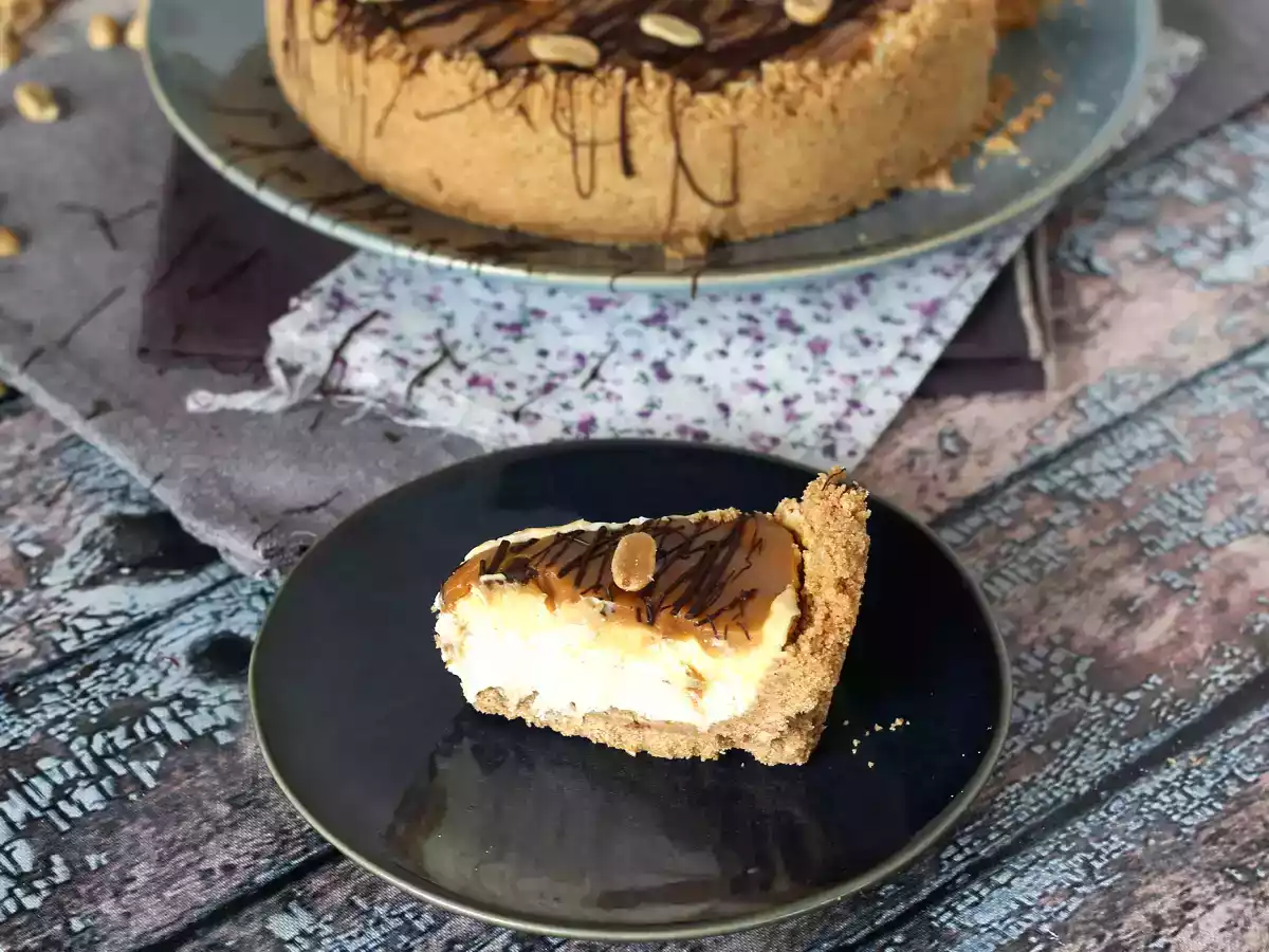 Ekstra gourmand cheesecake i Snickers-stil - foto 2