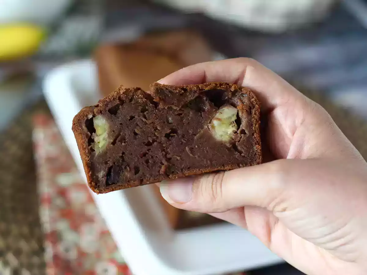 Ekstra lækker banan- og chokoladekage! - foto 3