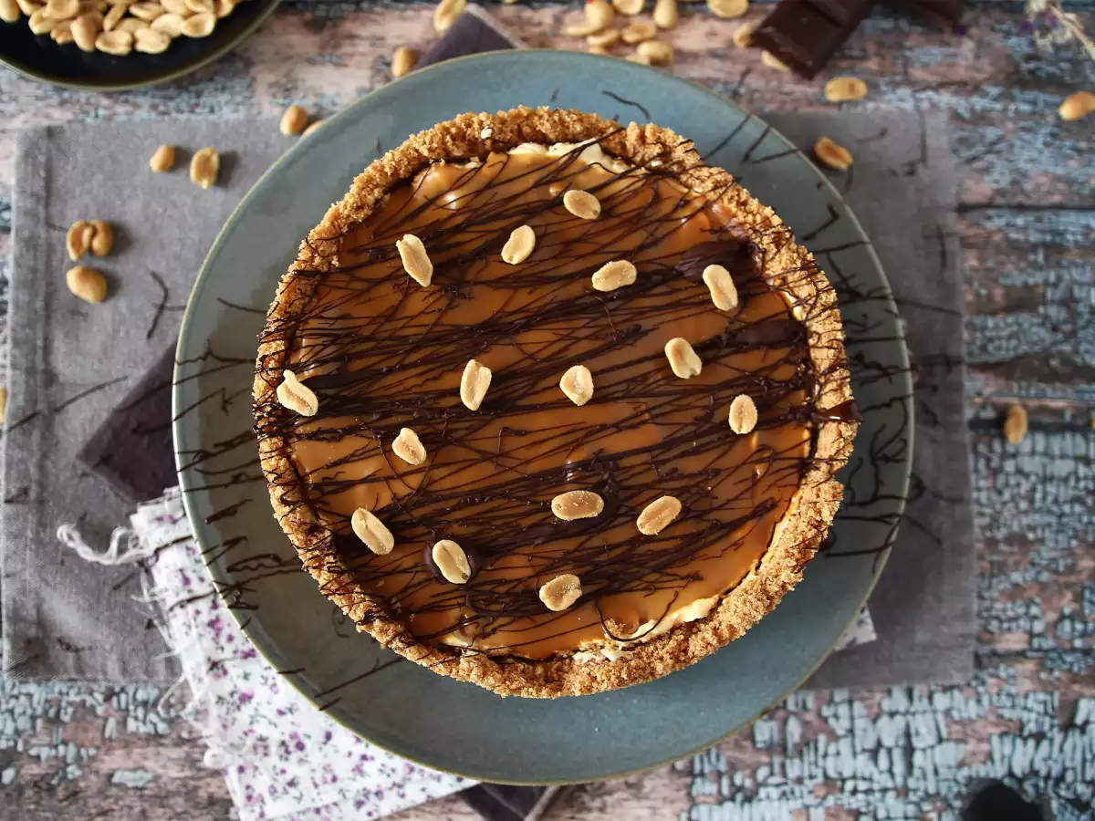 Ekstra lækker Snickers-cheesecake - foto 4
