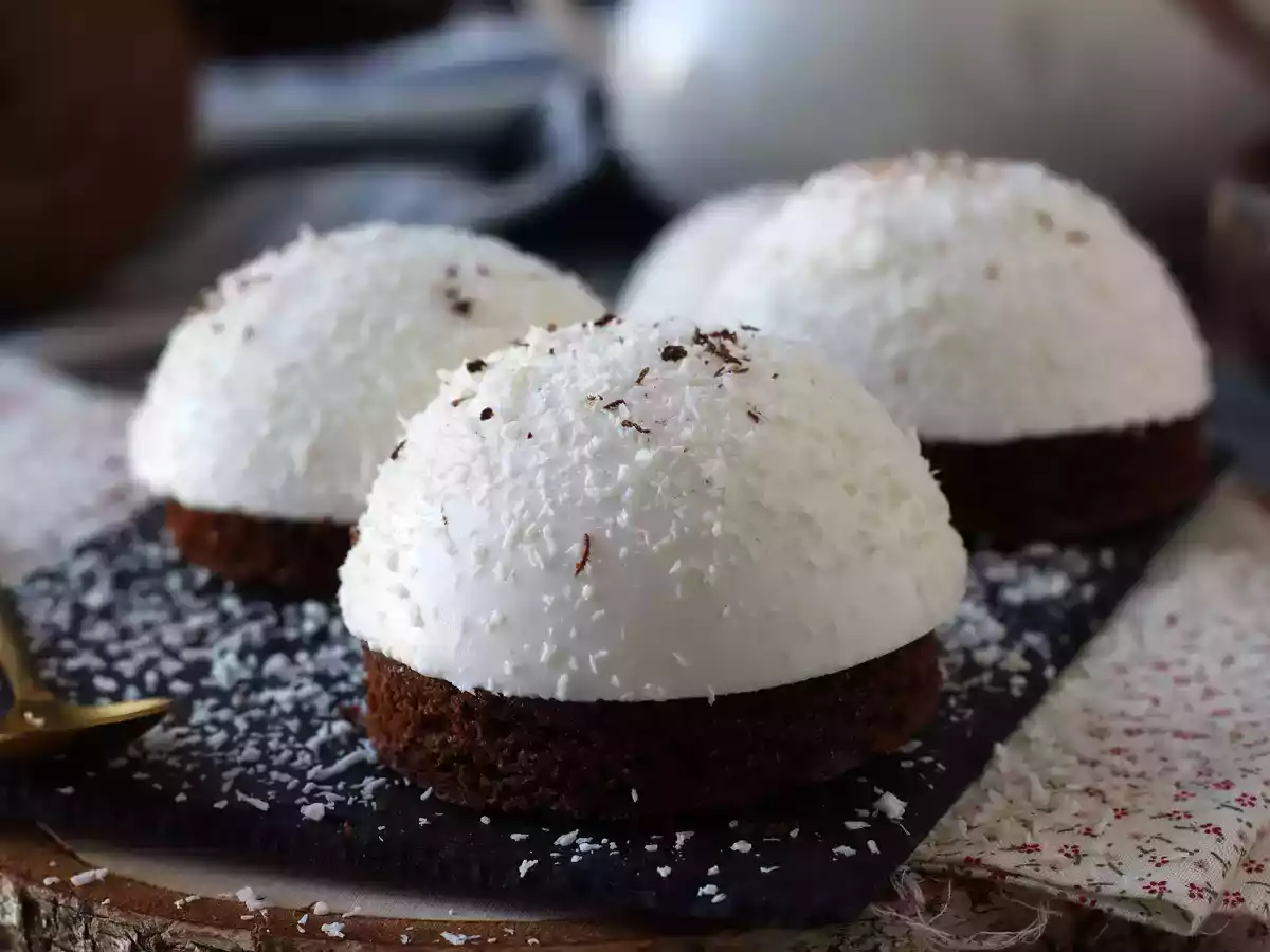 En chokolade- og kokosdessert, der både smelter og er sprød! - foto 3