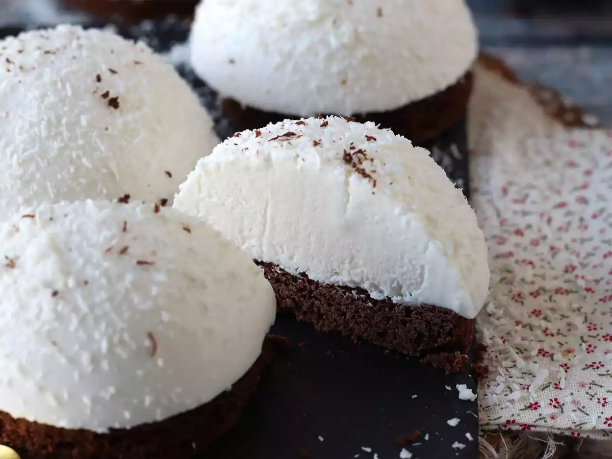 En chokolade- og kokosdessert, der både smelter og er sprød! - foto 7