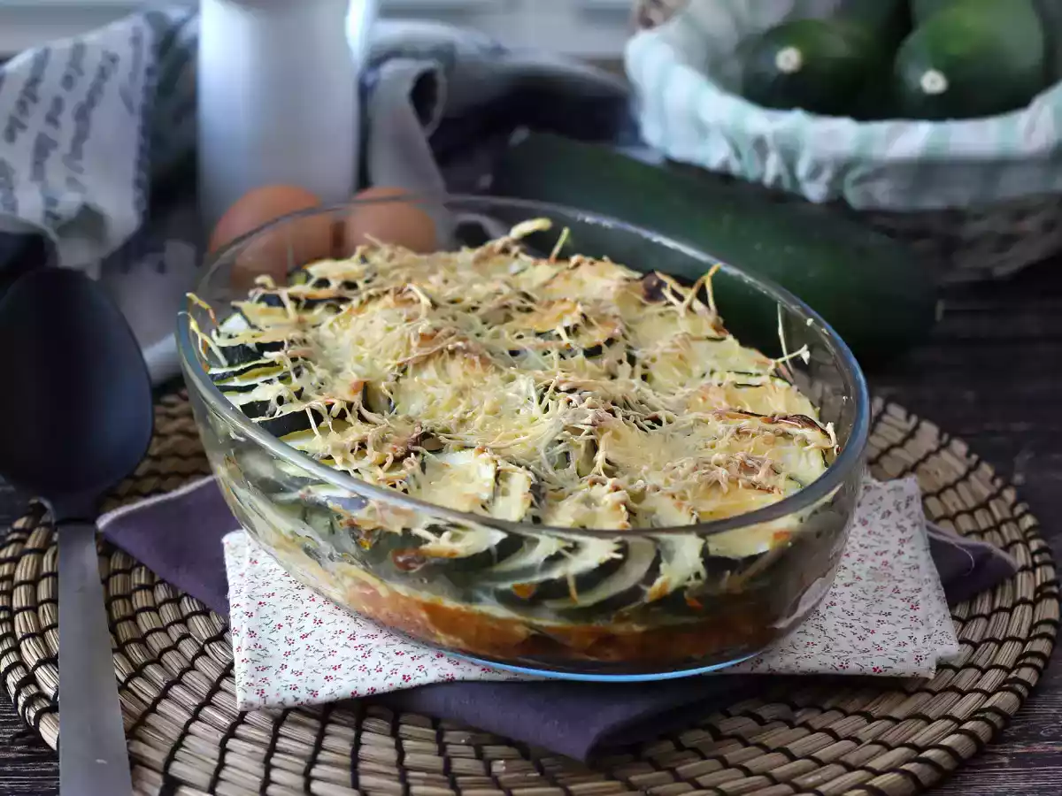 Enkel gratin af courgetter - foto 3