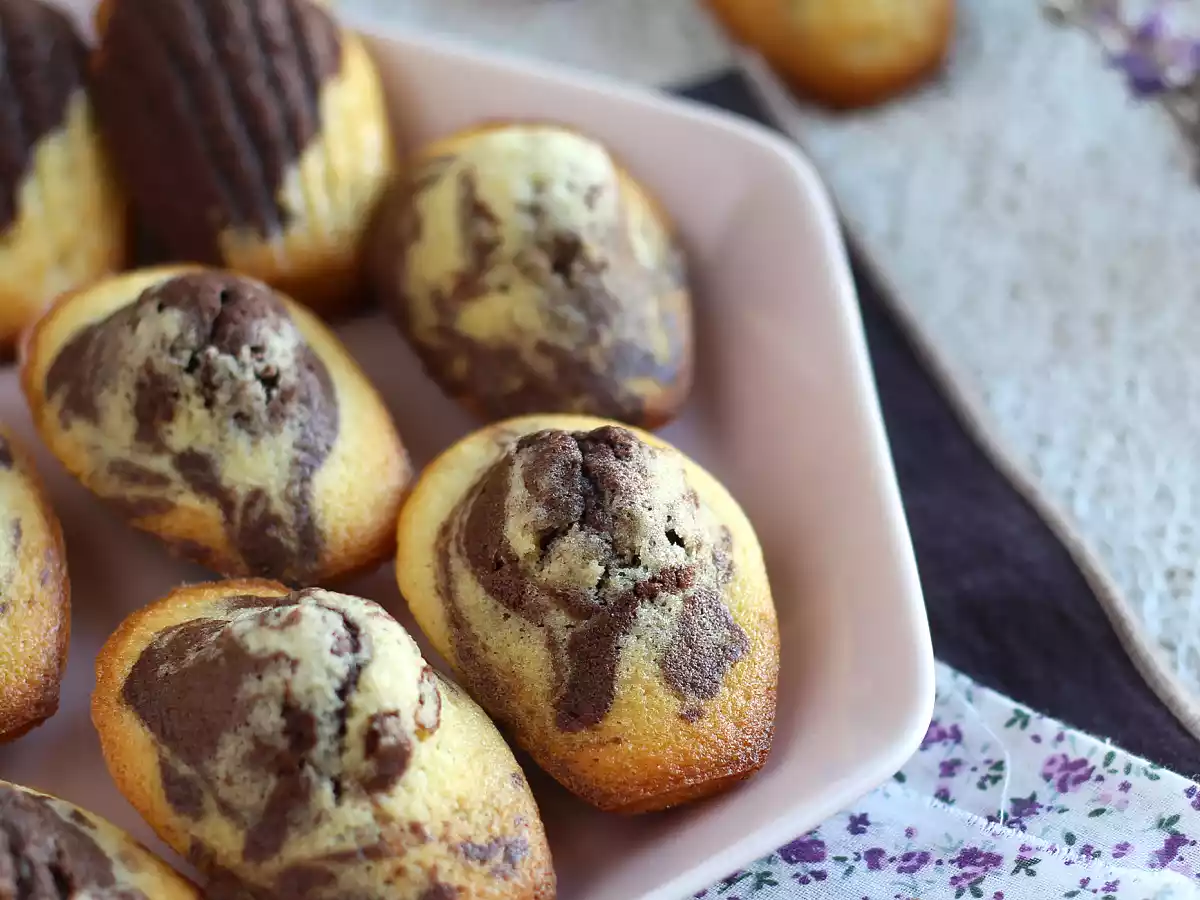 Et must at prøve marmorerede madeleines! - foto 2