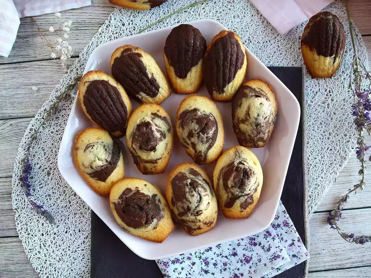 Et must at prøve marmorerede madeleines! - foto 3