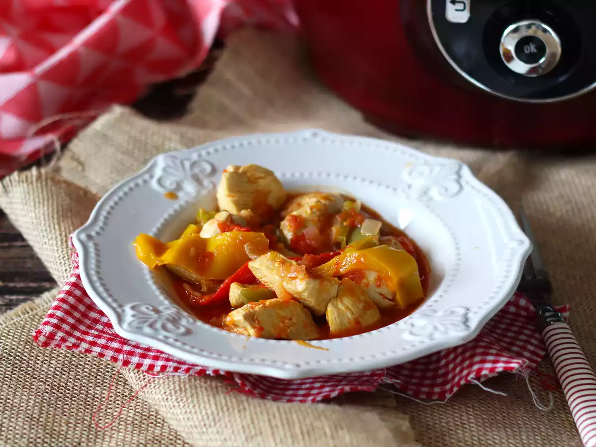 Express Basquaise-kylling i Cookeo