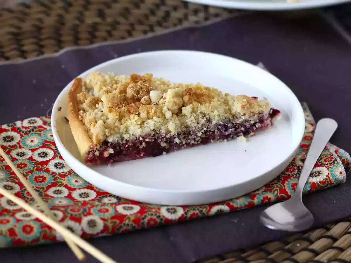 Express crumble-tærte med røde frugter - foto 2