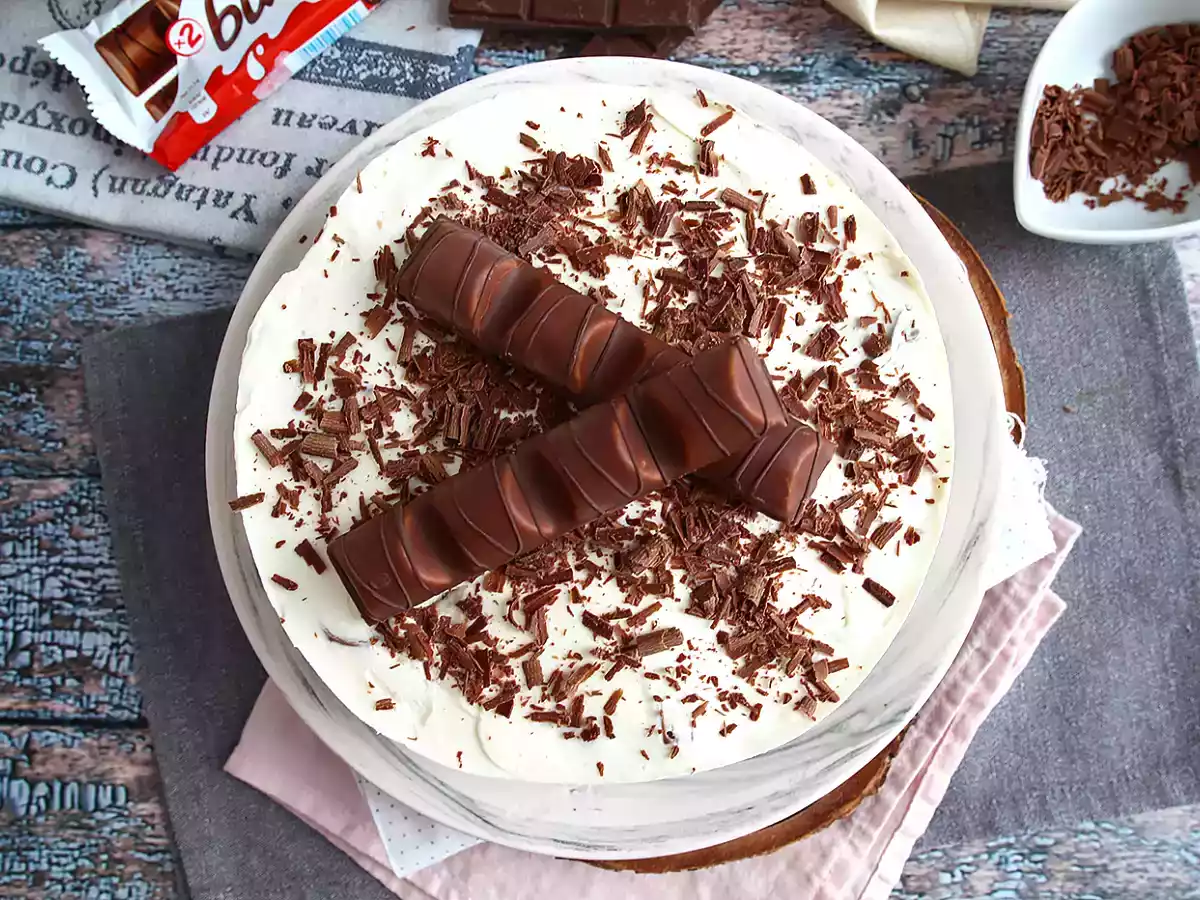 Fabelagtig Kinder Bueno cheesecake uden bagning - foto 2
