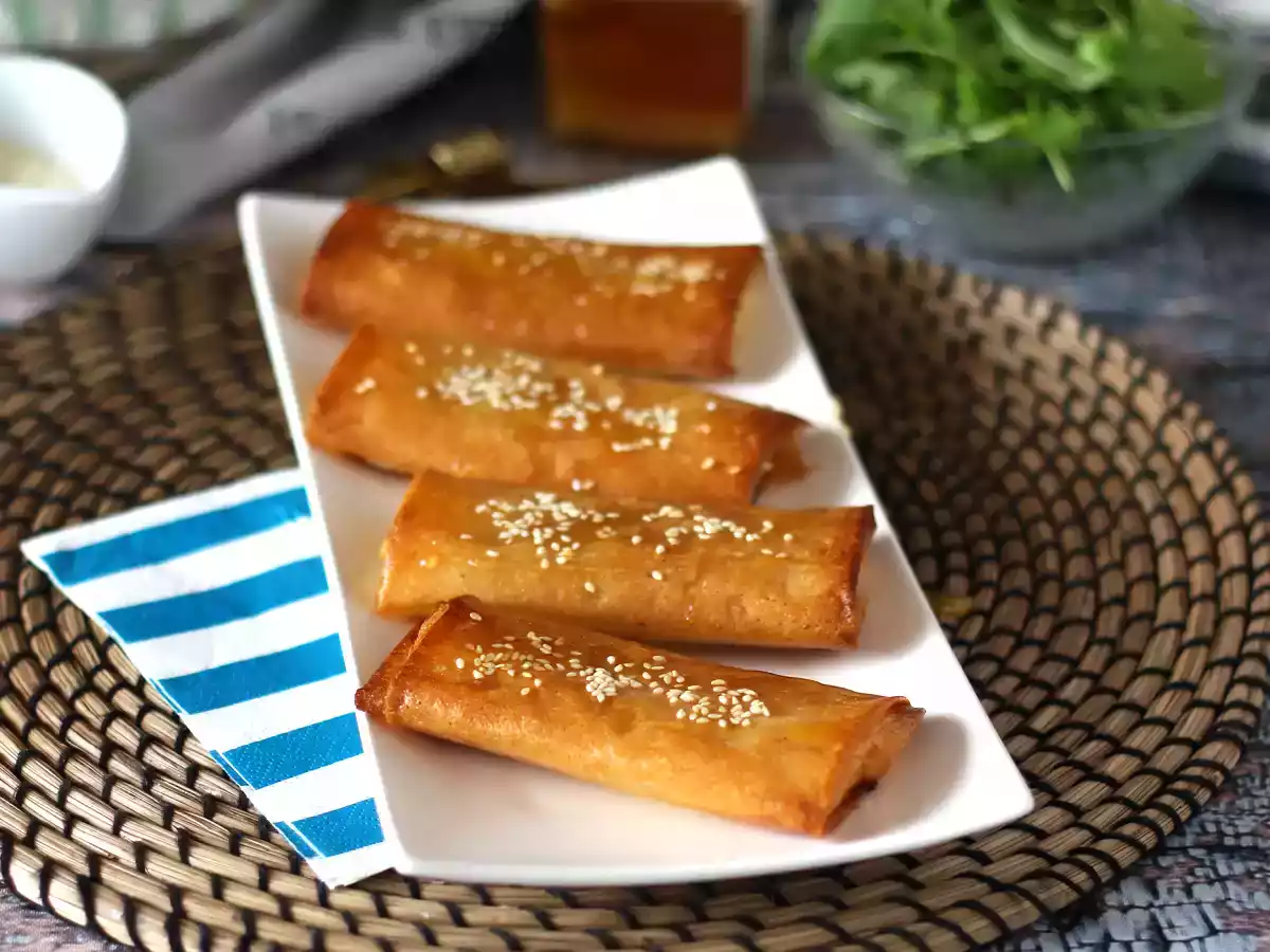 Feta Saganaki, den græske opskrift på feta- og honningchips - foto 2