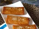 Feta Saganaki – græske sprøde fetapakker med honning, foto 3