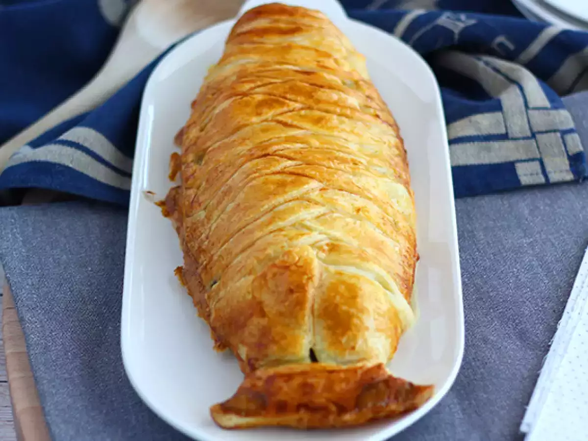 Fisk i butterdej med spinat og mozzarella - foto 4