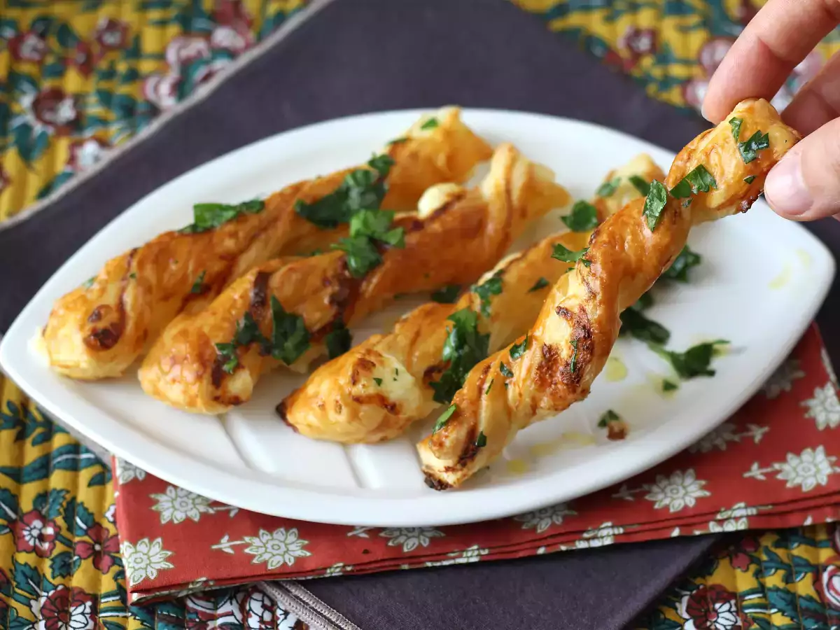 Flaky ostetwists med Airfryer - foto 3