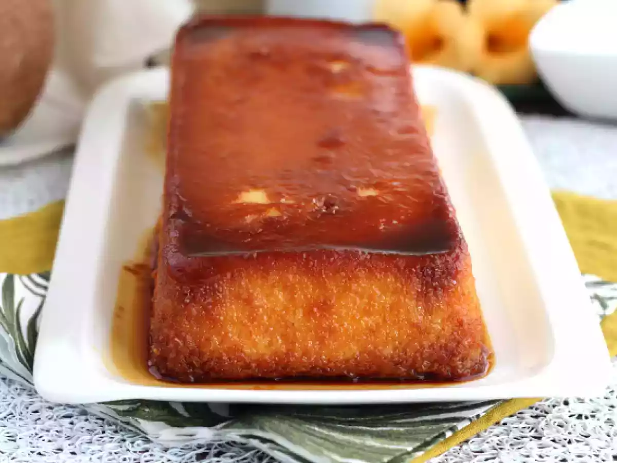 Flan med kokosnød