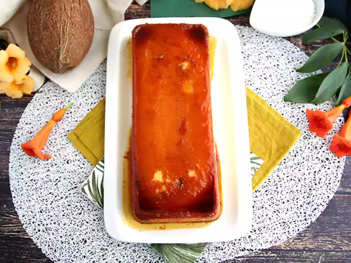 Flan med kokosnød - foto 4
