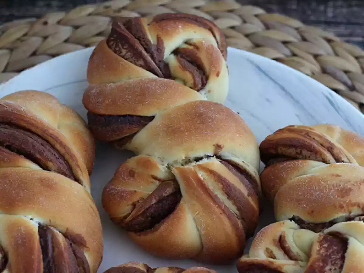 Flettede boller med Nutella - foto 3