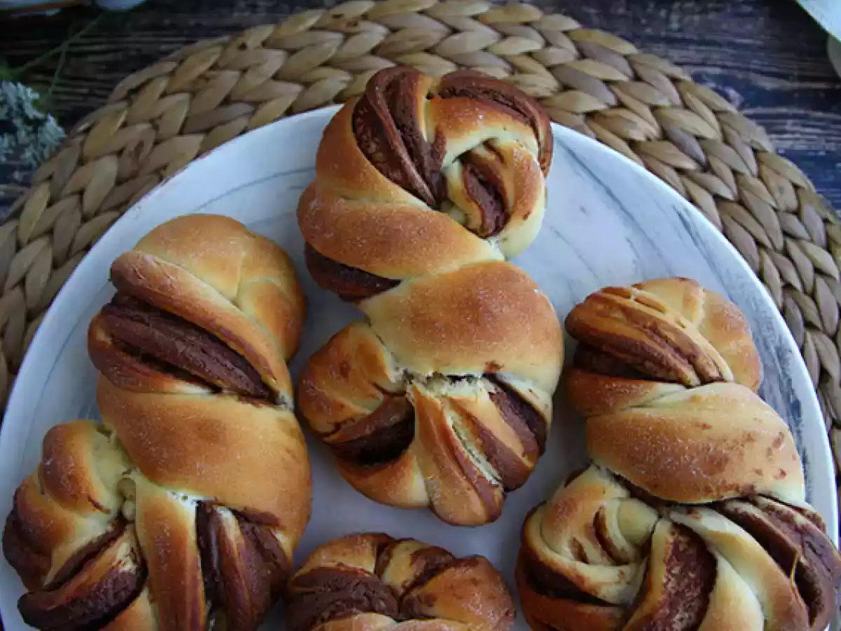 Flettede boller med Nutella - foto 4