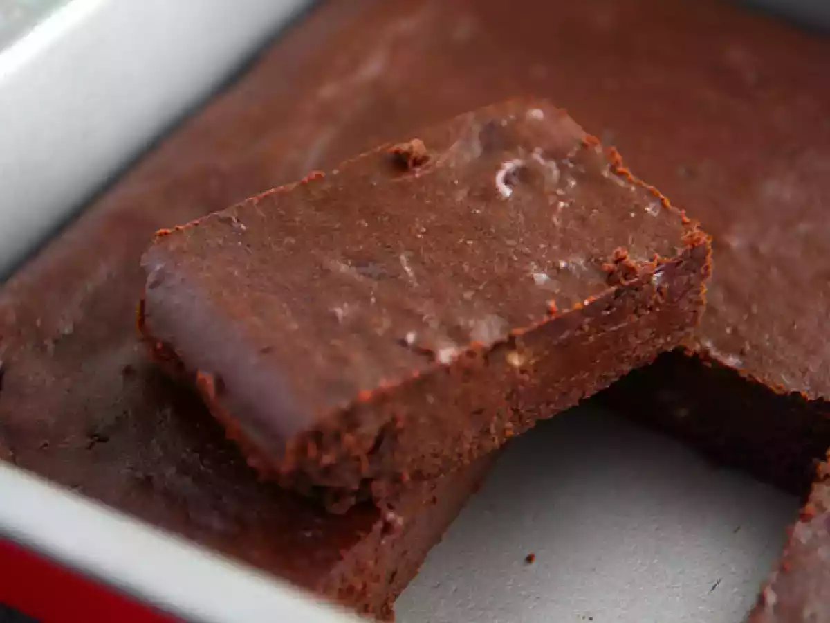 Fondant med chokolade og røde bønner - Glutenfri / Laktosefri - foto 3