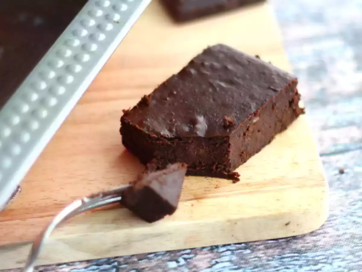 Fondant med chokolade og røde bønner - Glutenfri / Laktosefri - foto 4